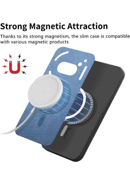 Nothing Flip Case Telefon 2A Magsafe Araç Mounts Kablosuz Şarj Ince (Yurt Dışından)