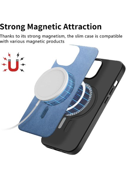 Google Pixel 8 Magsafe Araç Mounts Için Flip Case Hafif Kablosuz Ince (Yurt Dışından)
