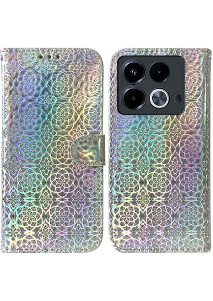 Infinix Not 40 4g Glitter Renkli Standı Tutucu Cüzdan Kılıf Için Flip Case (Yurt Dışından)