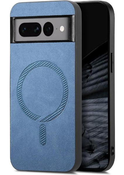 Google Piksel 7 Pro Kablosuz Şarj Ince Magsafe Araba Için Flip Case (Yurt Dışından)