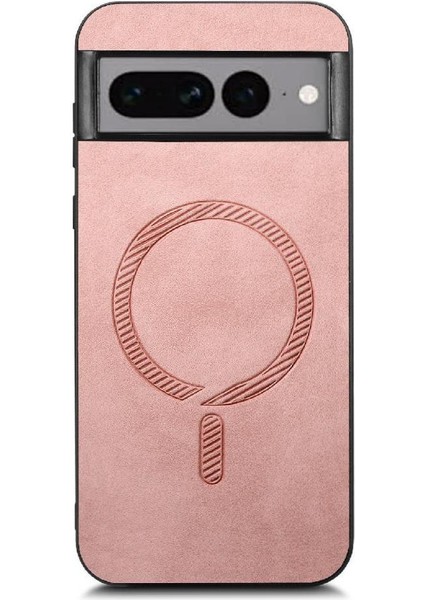 Google Piksel 7 Pro Kablosuz Şarj Ince Magsafe Araba Için Flip Case (Yurt Dışından)