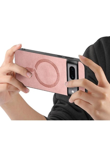 Google Piksel 7 Pro Kablosuz Şarj Ince Magsafe Araba Için Flip Case (Yurt Dışından)