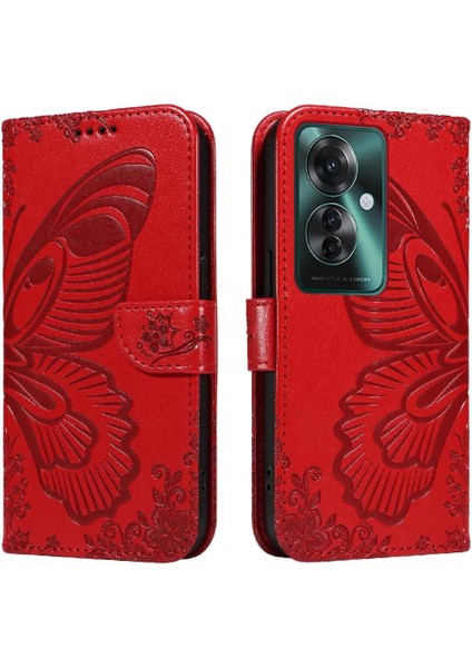 Kredi Kartı Yuvası ile Oppo Credit 11F 5g Yüksek Kaliteli Deri Için Flip Case (Yurt Dışından)