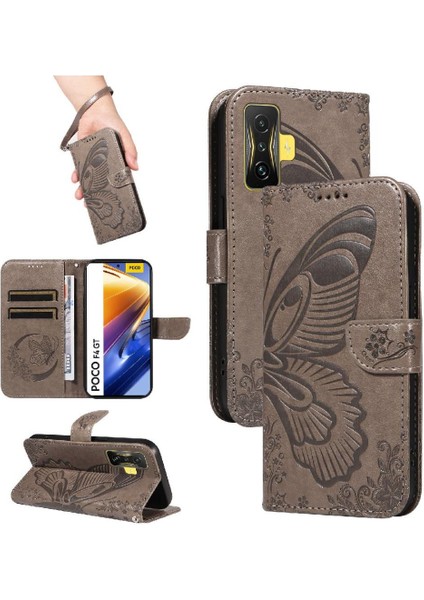 Kredi Kartı Yuvası ile Xiaomi Redmi Credit Oyun Için Flip Case Kabartmalı Yüksek (Yurt Dışından)