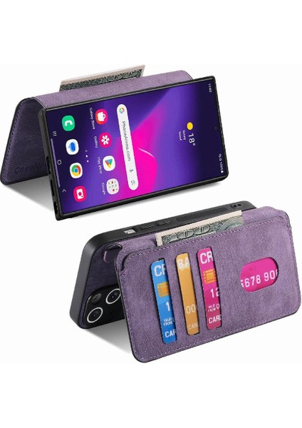 Samsung Galaxy S24 Ultra Cüzdan Mıknatıs Koruyucu Malzeme Için Flip Case (Yurt Dışından) fiyatları