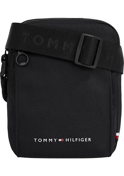 Tommy Hilfiger Erkek Mini Reporter Siyah Çanta