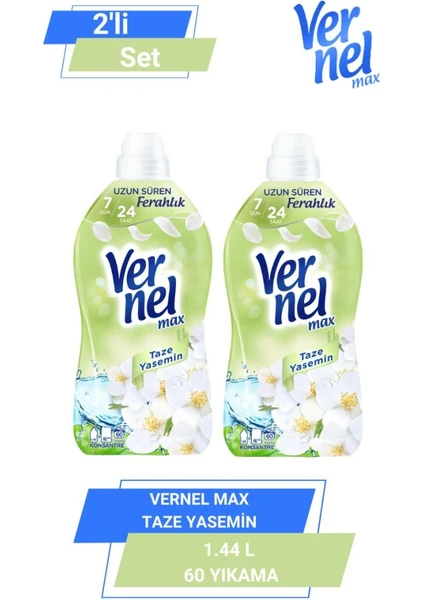 Vernelt Max Taze Yasemin  1.44lt 60 Yıkama  2'lti  Set