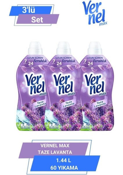 Max Taze Lavanta 1.44L 60 Yıkama 3'lü Set