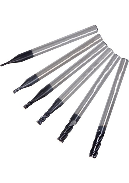 Adet Karbür Uçlu Freze 4 Flüt Cnc Seti 1mm 1.5mm 2mm 2.5mm 3.5mm 4mm (Yurt Dışından)