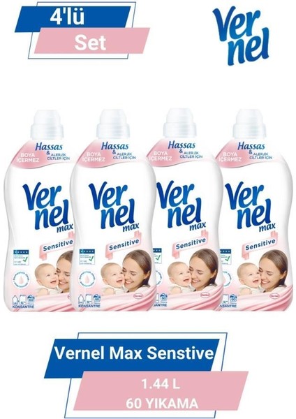 t Max Taze Sensitive 1.44lt 60 Yıkama 4'ltü Set