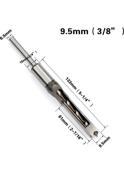 4pcs Hss Büküm Matkap Ucu Kare Matkap Ağaç Işleme Keski Matkap Seti (Yurt Dışından)