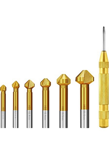 Parça 90° Havşa Seti Hss Havşa Seti, Titanyum 6.3-20.5 mm (Yurt Dışından)