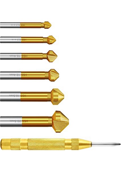 Parça 90° Havşa Seti Hss Havşa Seti, Titanyum 6.3-20.5 mm (Yurt Dışından)