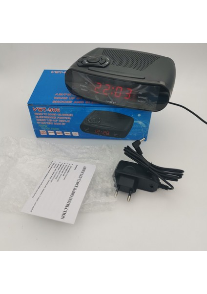 Kırmızı Dijital Am Fm Çalar Saat Radyo Çift Alarm Uyku Zamanlayıcısı LED Kırmızı Zaman Göstergesi Pil Yedekleme Fonksiyonu (Yurt Dışından) indirimleri