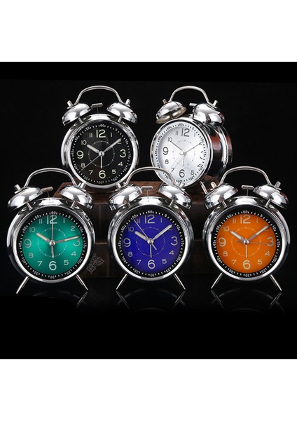 Mavi Çalar Saat Vintage Sessiz Retro E N E N E N E N E N E N E N E N E N E Çan Çalar Saat Yüksek Sesle Zil Saati Işık ile Şarj Edilebilir Başucu Dekor Çocuklar Için Hediye (Yurt Dışından)