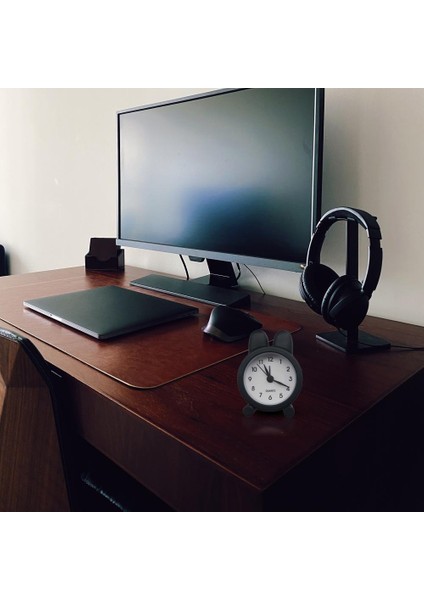 Yeşil Yaratıcı Çalar Saat Kompakt Masa Alarmı Tavşan Tasarım Yaratıcı Güzel Mini Analog Saat Ev Dekor (Yurt Dışından) fırsatları