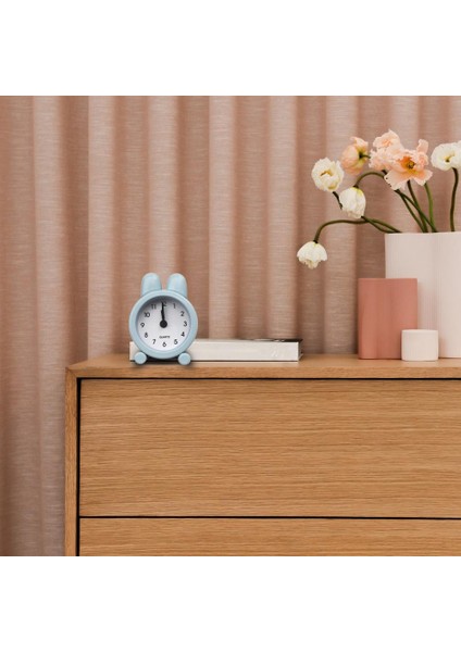 Yeşil Yaratıcı Çalar Saat Kompakt Masa Alarmı Tavşan Tasarım Yaratıcı Güzel Mini Analog Saat Ev Dekor (Yurt Dışından) indirimleri