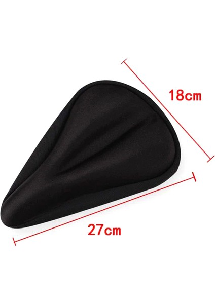 Siyah Stil Bisiklet Eyer 3D Yumuşak Bisiklet Klozet Kapağı Nefes Rahat Köpük Koltuk Minderi Bisiklet Eyer Bisiklet Bisiklet Aksesuarları (Yurt Dışından) fırsatları