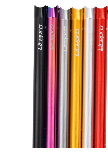Renkli Stil Litepro 31. Katlanır Bisiklet C Alüminyum Alaşımlı Koltuk Direği Ultralight 338G Koltuk Çubuğu Boru Koltuk Tüpü Fnhon Bisiklet Için (Yurt Dışından)