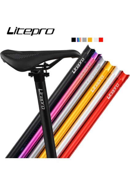 Renkli Stil Litepro 31. Katlanır Bisiklet C Alüminyum Alaşımlı Koltuk Direği Ultralight 338G Koltuk Çubuğu Boru Koltuk Tüpü Fnhon Bisiklet Için (Yurt Dışından)