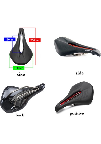 No.2 Tarzı Bisiklet Eyer Mtb Bisiklet Koltuğu Karbon Fiber Triatlon Yarış Minderi 257G Yol Çelik Raylar Bisiklet Yedek Parçaları (Yurt Dışından)