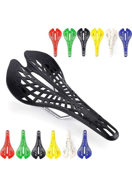 Beyaz Stil Ultra Hafif Plastik Eyer Dağ Mtb Bisiklet Selesi Koltuk Pvc Yastık Bisiklet Koltukları 6 Renk Bisiklet Parçası Aksesuarları (Yurt Dışından) modelleri