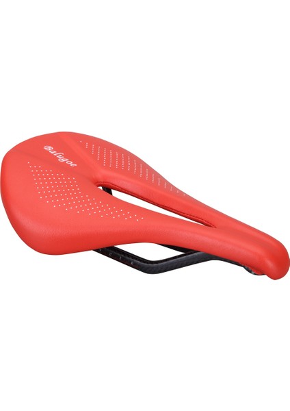 Kırmızı Stil Mtb Bisiklet Selesi Eyer Karbon + Deri Bisiklet Selesi Yol Dağ Bisikleti Yarış Eyer Ultralight Nefes Yumuşak Koltuk Minderi (Yurt Dışından)