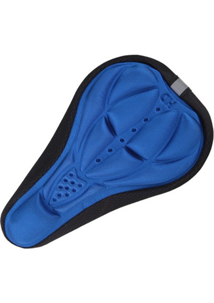 Mavi Stil Dağ Bisikleti 3D Minder Örtüsü Bisiklet Minderi Bisiklet Kalınlaşmış Silikon Sünger Yastık Yumuşak Eyer Ekipmanları Aksesuarları Koltuk (Yurt Dışından)