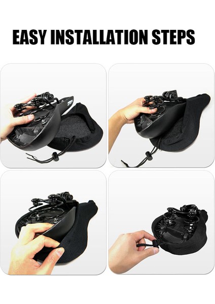 Mavi Stil Dağ Bisikleti 3D Minder Örtüsü Bisiklet Minderi Bisiklet Kalınlaşmış Silikon Sünger Yastık Yumuşak Eyer Ekipmanları Aksesuarları Koltuk (Yurt Dışından) fırsatları