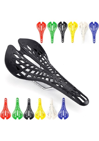 Mavi Stil Dağ Yol Selesi Karbon Fiber Yarış Bisikleti Sürme Içi Boş Eyer Koltukları Bisiklet Bisiklet Parçaları Mtb Bisiklet Ekipmanları (Yurt Dışından) fiyatları