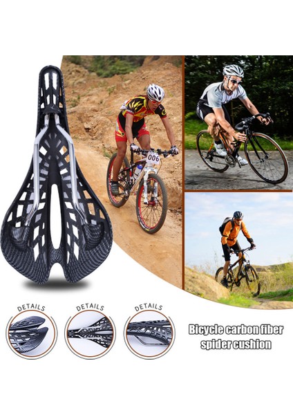 Mavi Stil Dağ Yol Selesi Karbon Fiber Yarış Bisikleti Sürme Içi Boş Eyer Koltukları Bisiklet Bisiklet Parçaları Mtb Bisiklet Ekipmanları (Yurt Dışından) modelleri