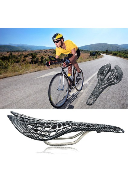 Mavi Stil Dağ Yol Selesi Karbon Fiber Yarış Bisikleti Sürme Içi Boş Eyer Koltukları Bisiklet Bisiklet Parçaları Mtb Bisiklet Ekipmanları (Yurt Dışından) fırsatları