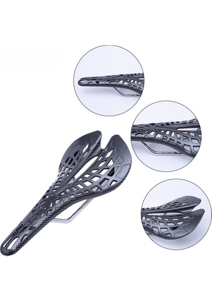 No.2 Tarzı Yüksek Li Karbon Fiber Mtb Yol Dağ Bisikleti Bisiklet Bisiklet Eyer Katlama Ön Koltuk Nefes Örümcek Ergonomik Bisiklet Mat (Yurt Dışından)