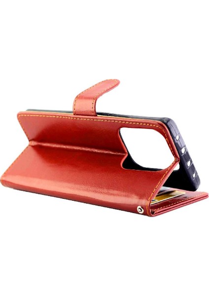 Xiaomi 13 Pro Darbeye Pu Deri Kickstand Kart Tutucu Için Flip Case (Yurt Dışından)
