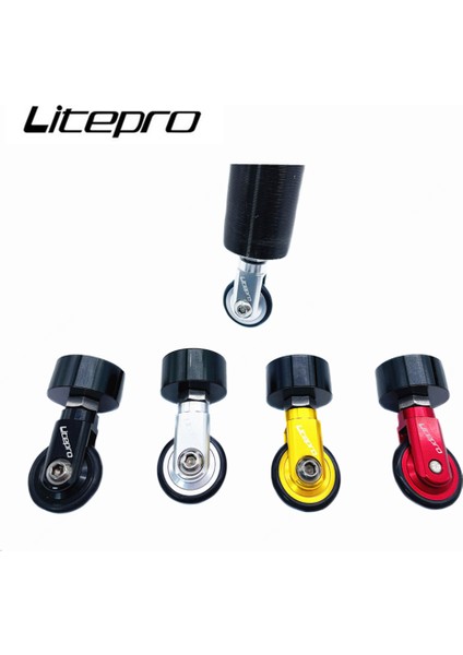 Pengfu Shop Altın Tarzı Litepro Seatpost Kolay Tekerlek K3 Itme Tekerleği Katlanır Bisiklet Selesi Tüp Çubuk 412 Easywheel Bisiklet Parçaları (Yurt Dışından)