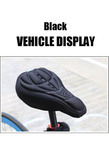 Siyah Stil Yumuşak Bisiklet 3D Minder Örtüsü Dağ Bisikleti Kalınlaşmış Silikon Sünger Sele Kapağı Rahat Mtb Koltuk Örtüsü Bisiklet Aksesuarları (Yurt Dışından) modelleri