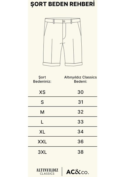 AC&Co / Altınyıldız Classics Erkek Siyah Slim Fit Dar Kesim Pamuklu Esnek Denim Şort