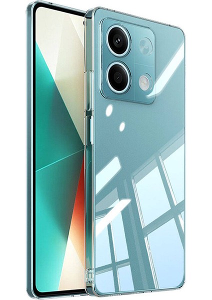 Xiaomi Redmi Note 13 4g Uyumlu Anti Shock Kamera Korumalı Renksiz Şeffaf Lüx Case