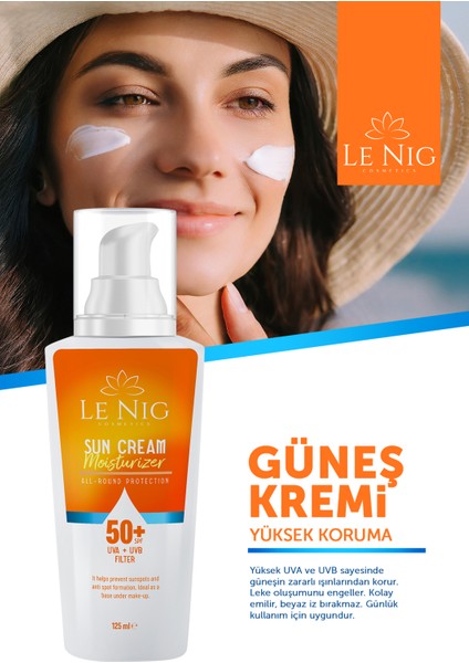 Yüksek Koruyucu SPF50+ Yüz ve Vücut Güneş Kremi