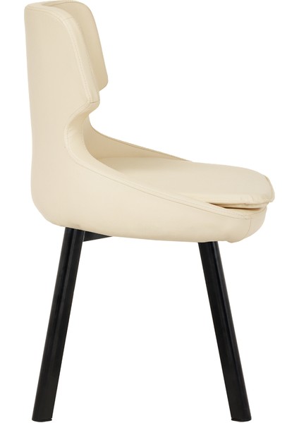 Siyah Metal Ayaklı Salon/Mutfak Sandalyesi Selekulak (Suni Deri)(Siyah Ayak) modelleri