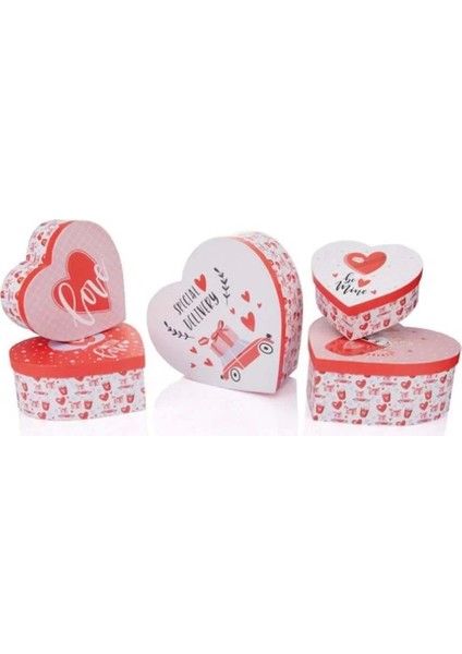 Valentines Carıtas Kalp 3 Nolu Kutu 170X175X75MM BX0656-03
