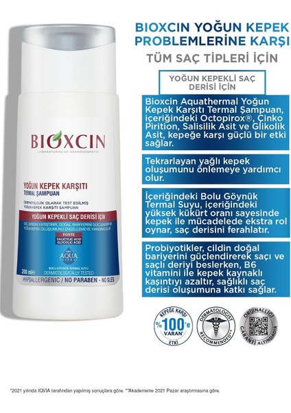 Aqua Thermal Yoğun Kepek Karşıtı Şampuan Ds 200ML 3'lü indirimleri