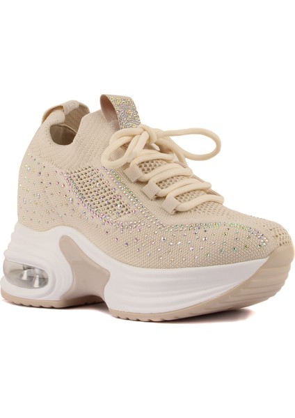 24Y300-13 Bej Kadın Ayakkabı