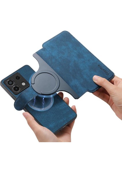 Xiaomi Redmi Not 13 Pro 4g Için Flip Case Cüzdan Retro Mıknatıs Koruyucu (Yurt Dışından)