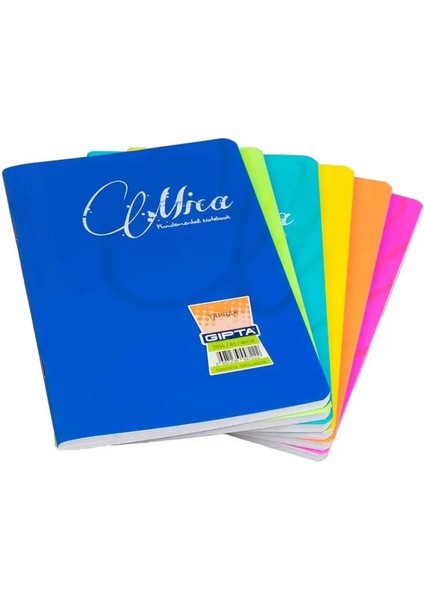 Mica Plastik Kapak Defter A4 Düz 80 Yaprak (2972)