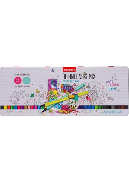 Fineler Ince Uçlu Keçeli Kalem 36LI Set 0.4mm 60241036 fiyatları