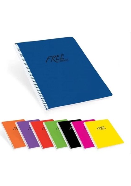 Free Spiralli Defter A4 Çizgili 120 Yaprak (320451)