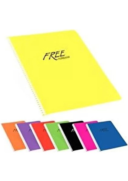Free Spiralli Defter A5 Çizgili 60 Yaprak (450101)
