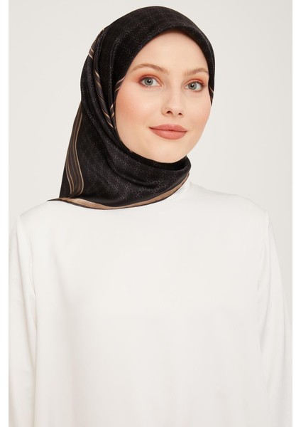 Nostalji Serisi Ipek Twill Eşarp 9054D-01