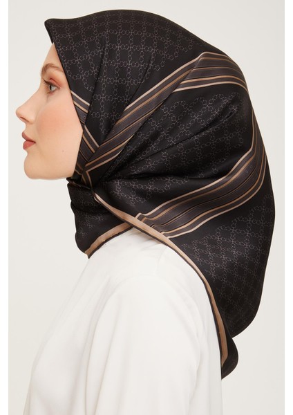Nostalji Serisi Ipek Twill Eşarp 9054D-01